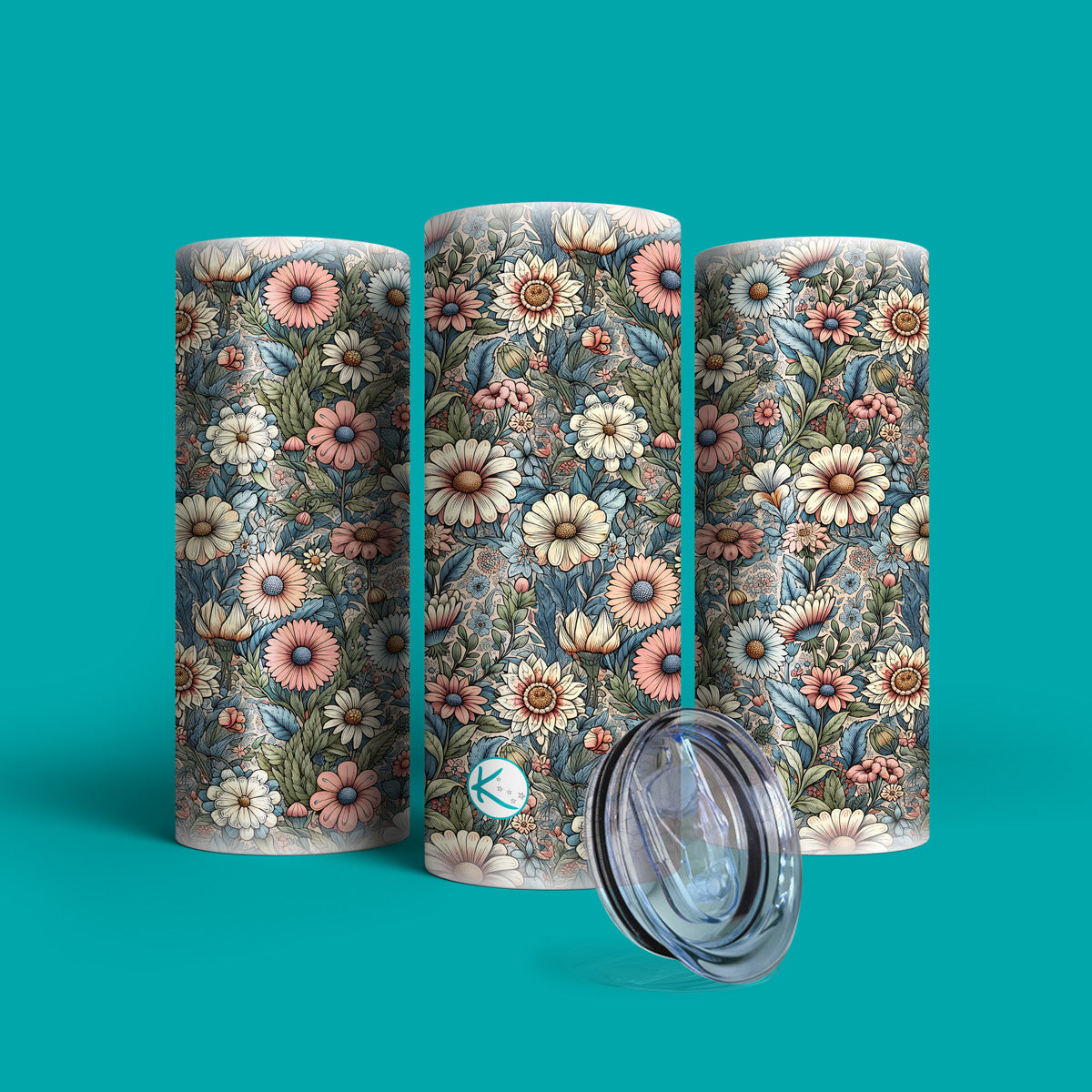 Verre en acier inoxydable Bouquet radieux