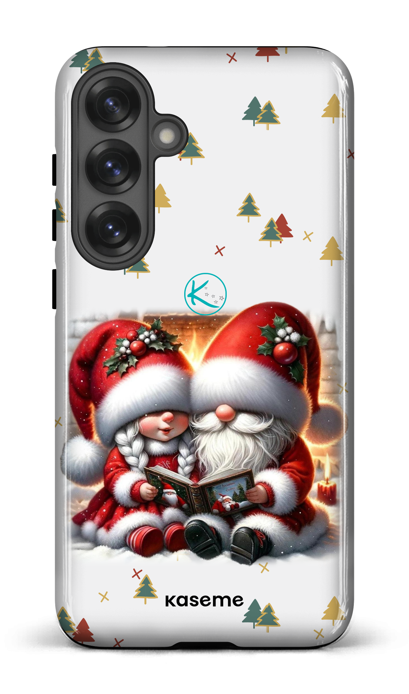 Étui à cellulaire - Gnome Maman et Papa Noël