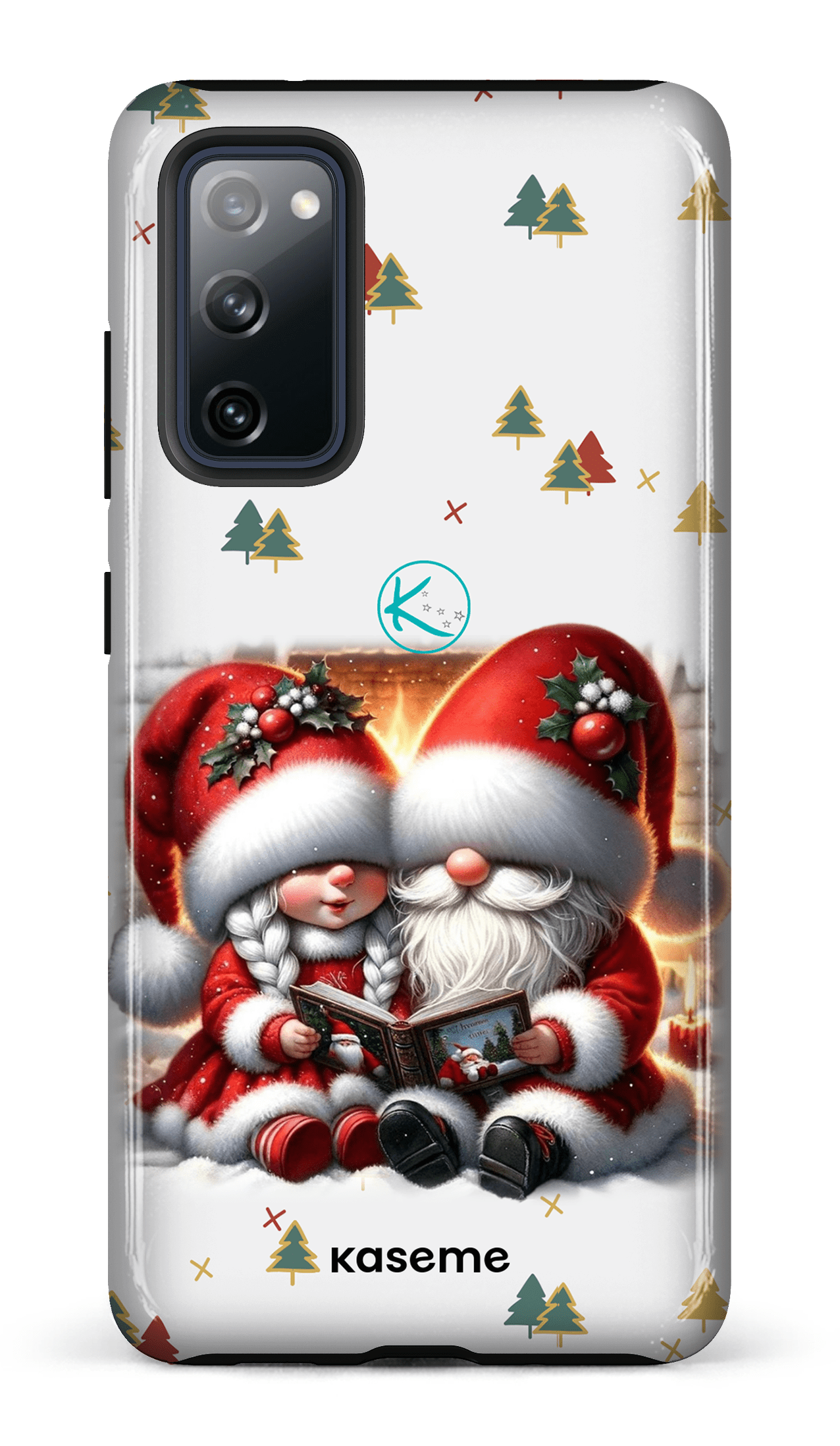 Étui à cellulaire - Gnome Maman et Papa Noël