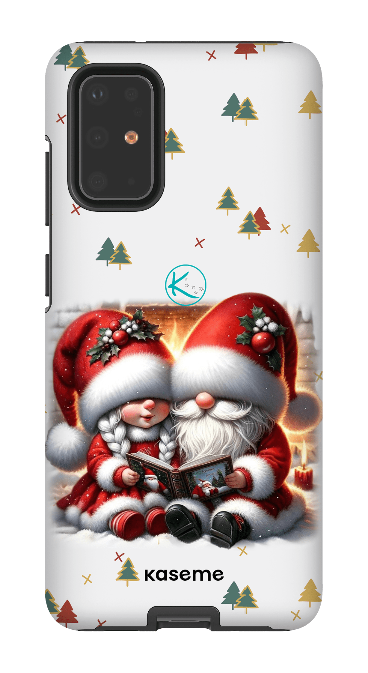 Étui à cellulaire - Gnome Maman et Papa Noël