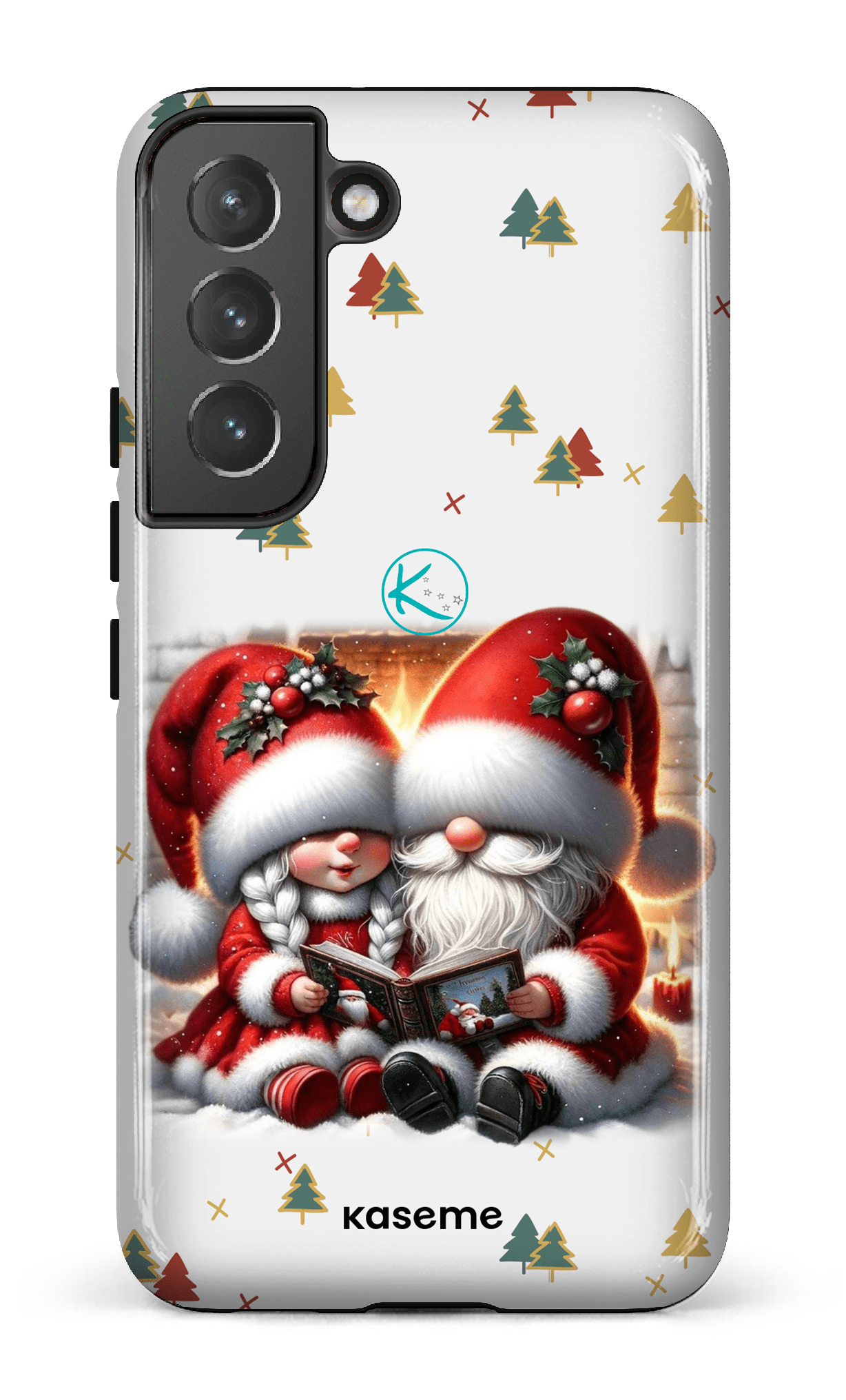 Étui à cellulaire - Gnome Maman et Papa Noël