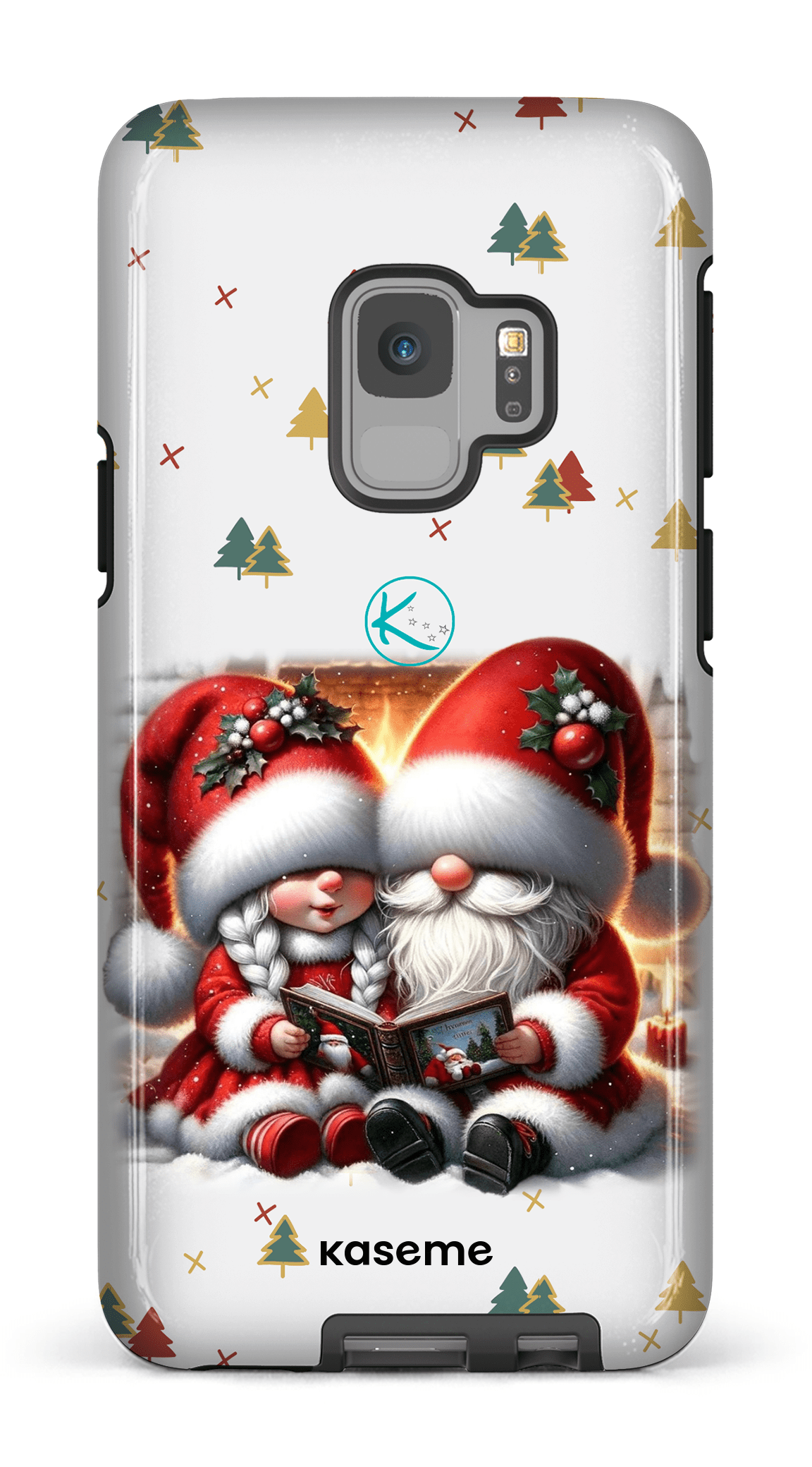 Étui à cellulaire - Gnome Maman et Papa Noël