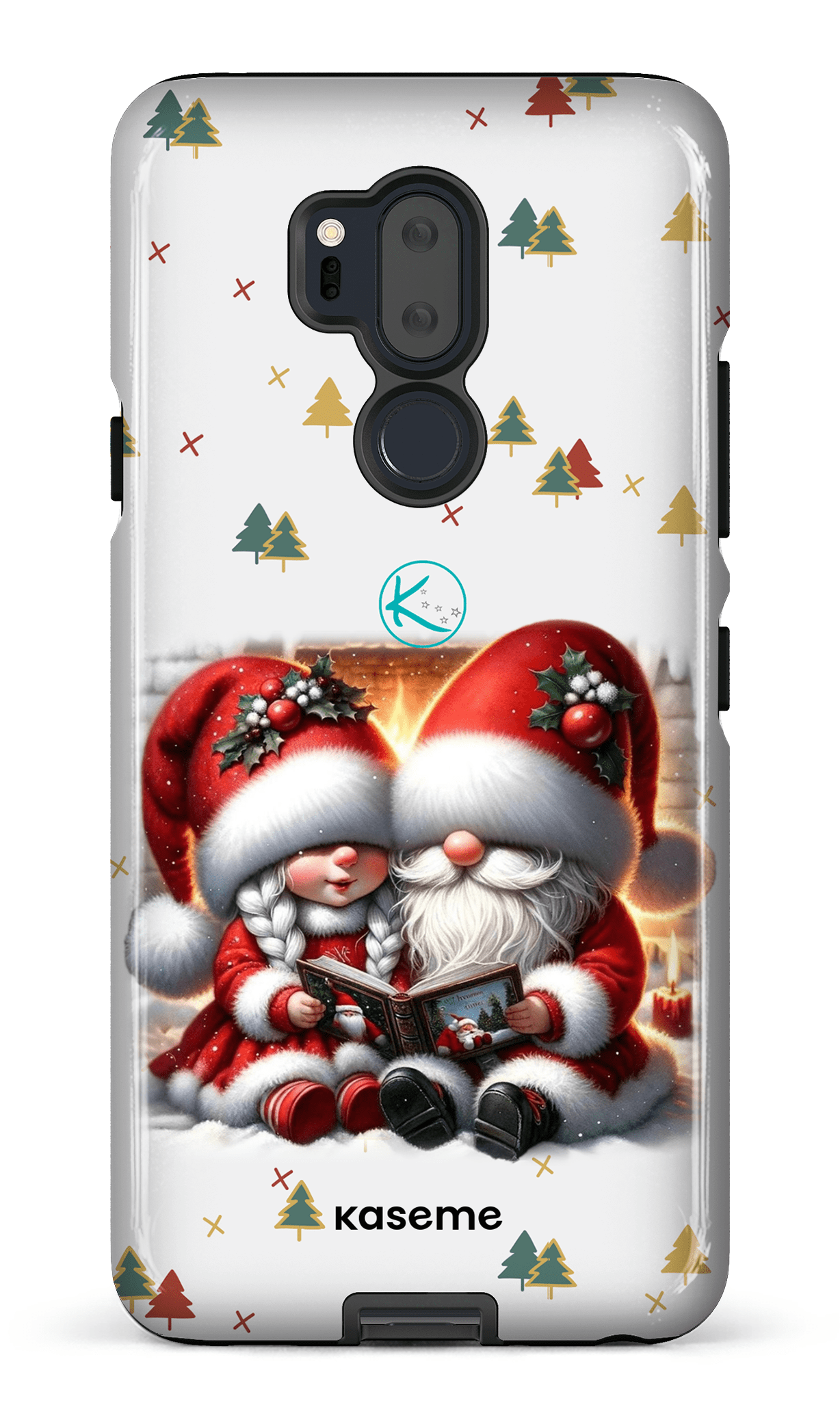 Étui à cellulaire - Gnome Maman et Papa Noël