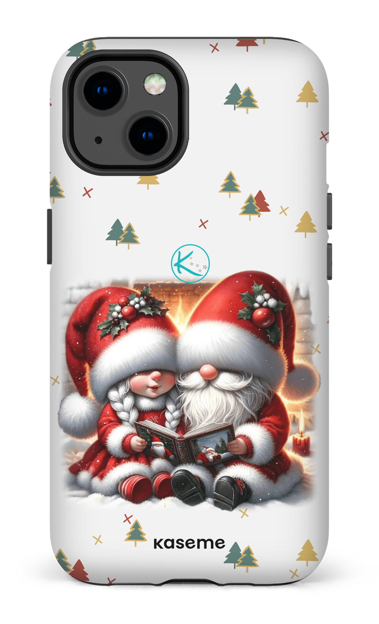 Étui à cellulaire - Gnome Maman et Papa Noël