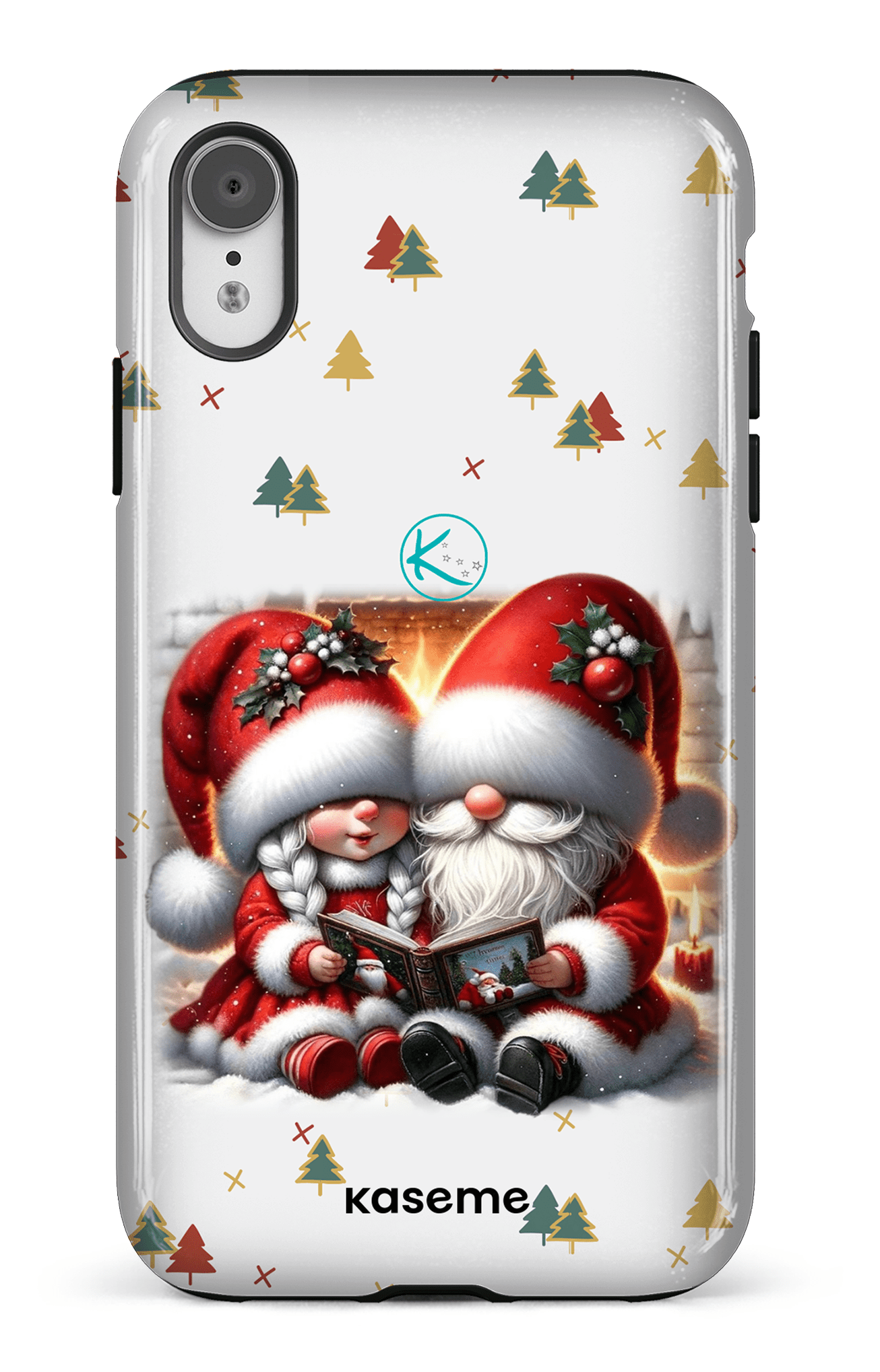 Étui à cellulaire - Gnome Maman et Papa Noël
