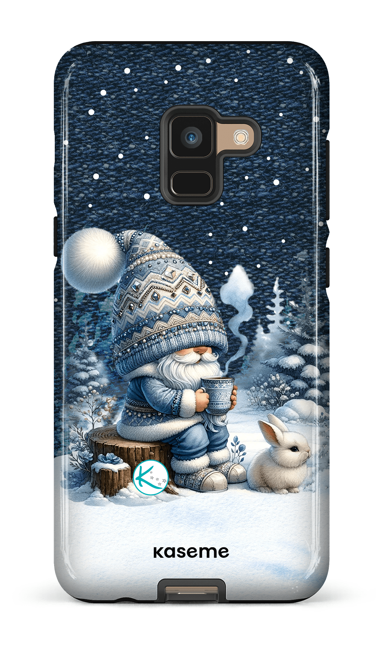 Étui à cellulaire - Gnome et son lapin