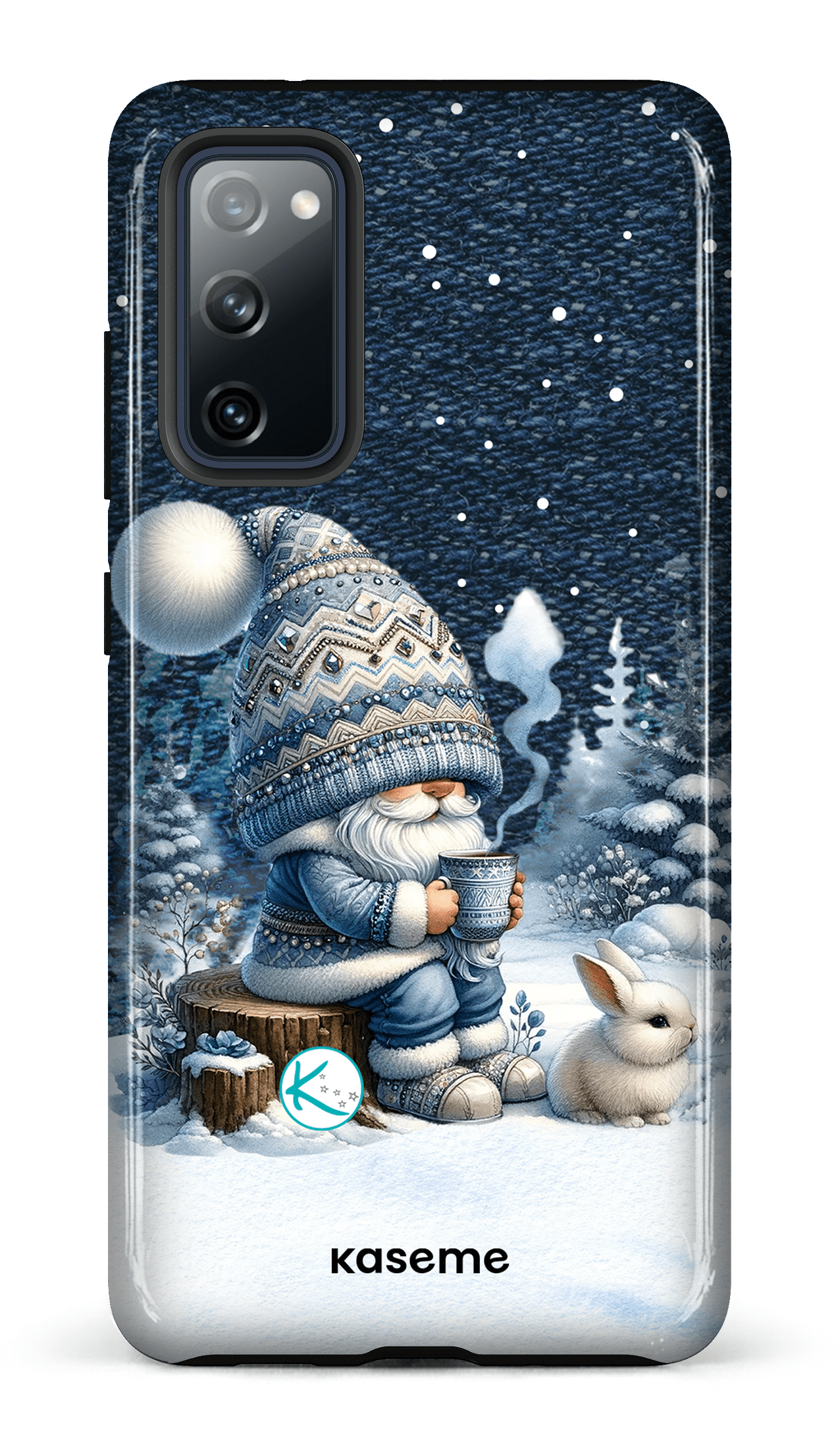 Étui à cellulaire - Gnome et son lapin