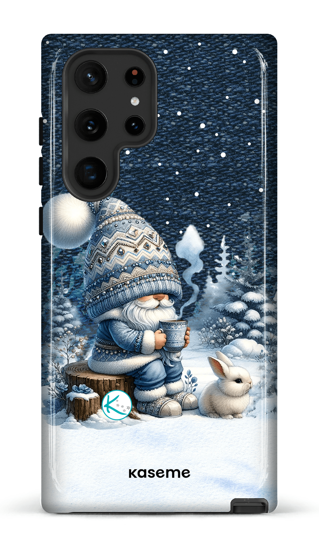 Étui à cellulaire - Gnome et son lapin