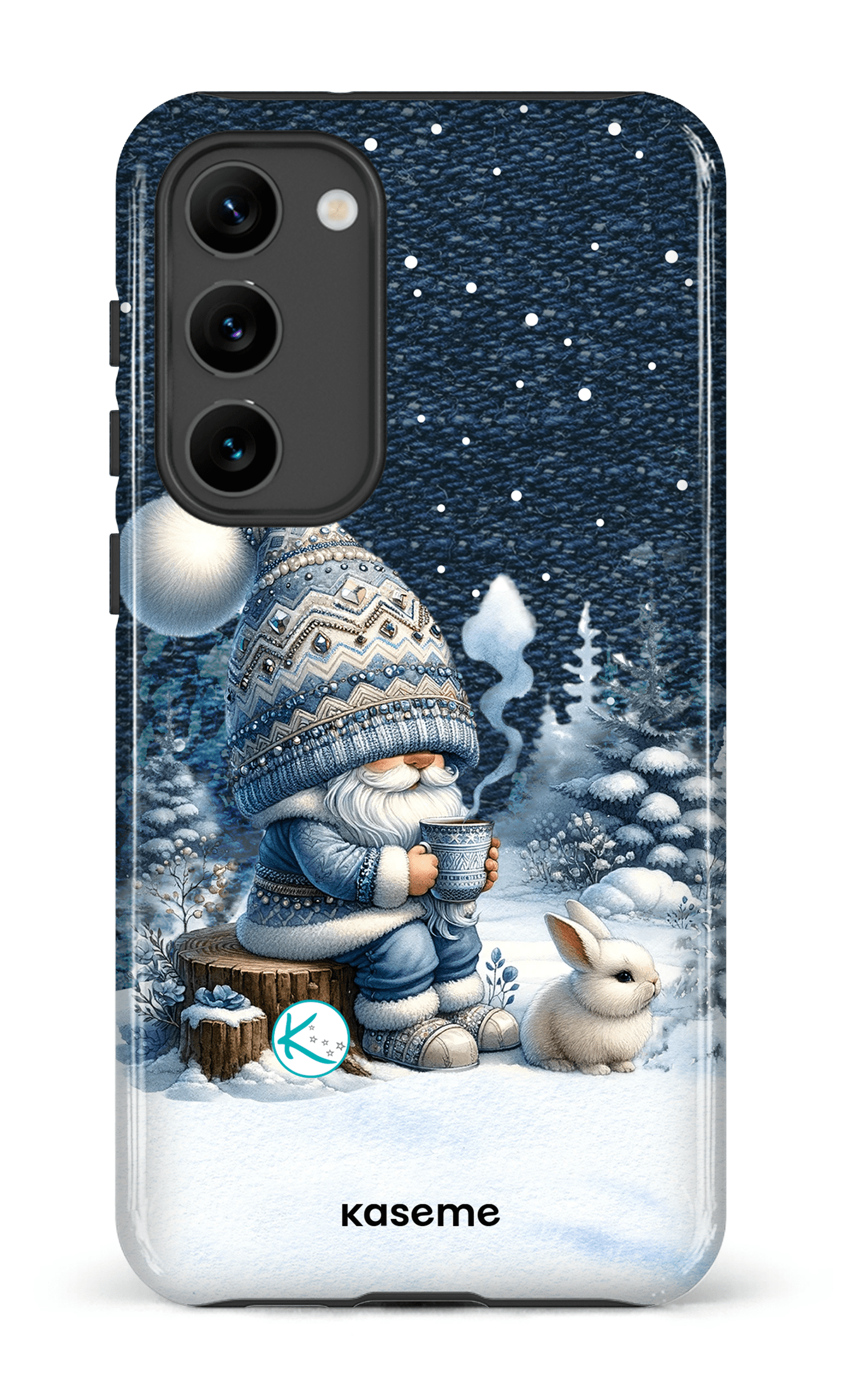 Étui à cellulaire - Gnome et son lapin