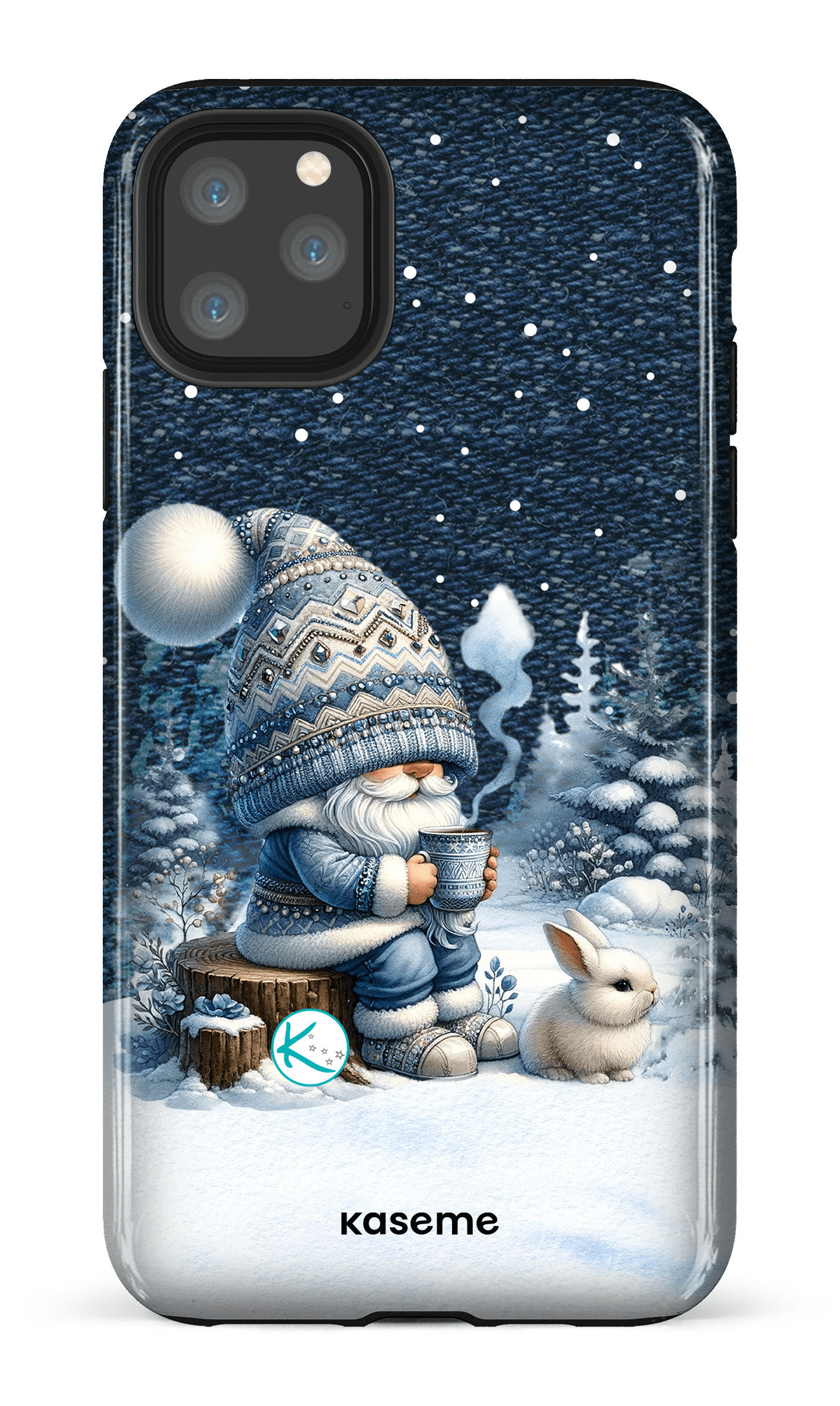 Étui à cellulaire - Gnome et son lapin
