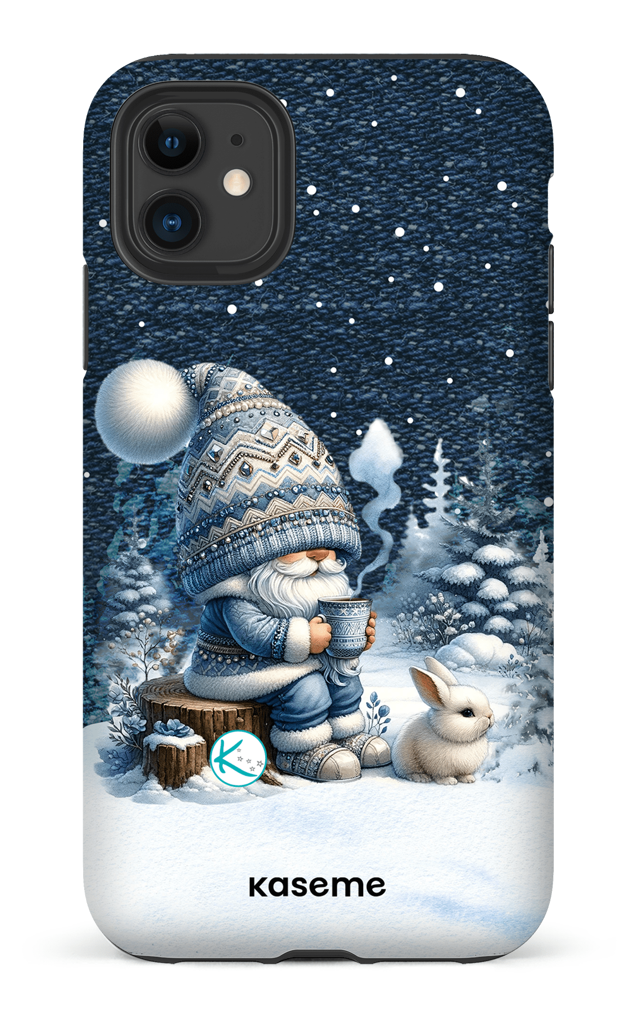 Étui à cellulaire - Gnome et son lapin