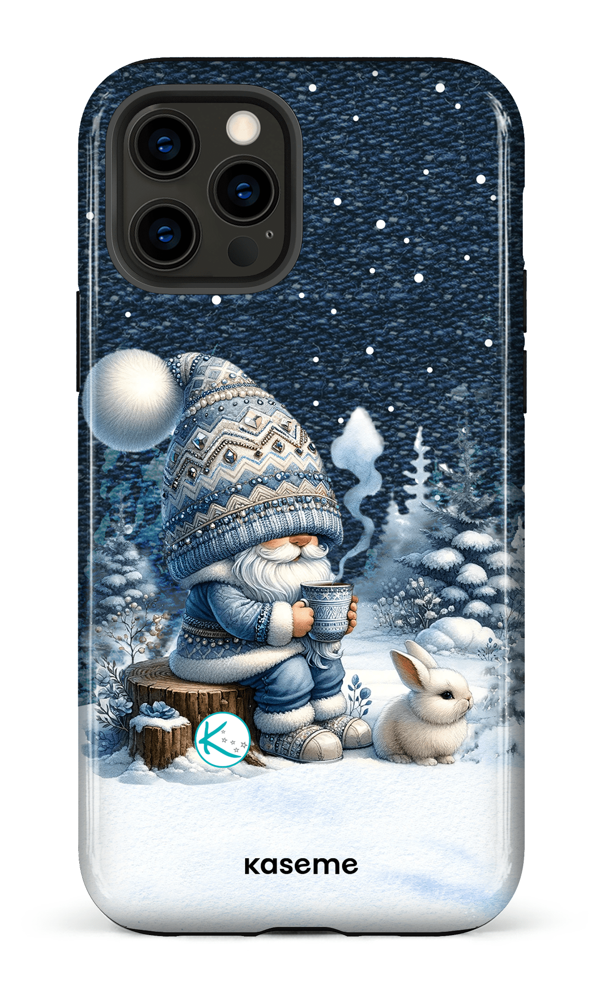 Étui à cellulaire - Gnome et son lapin