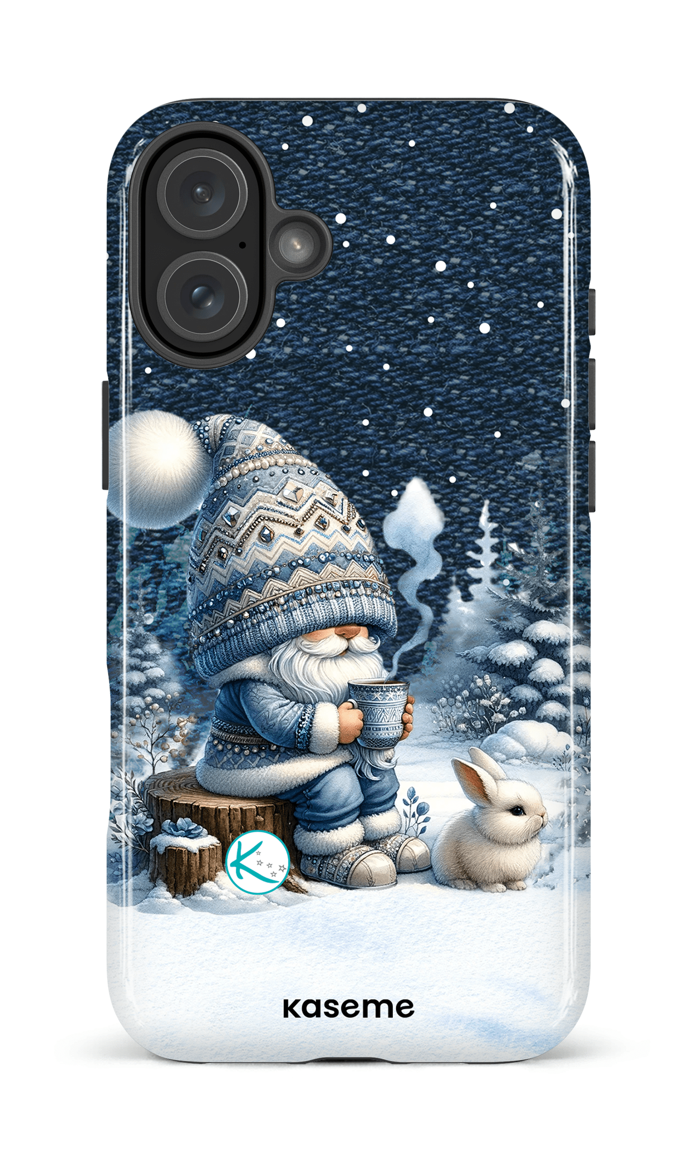 Étui à cellulaire - Gnome et son lapin