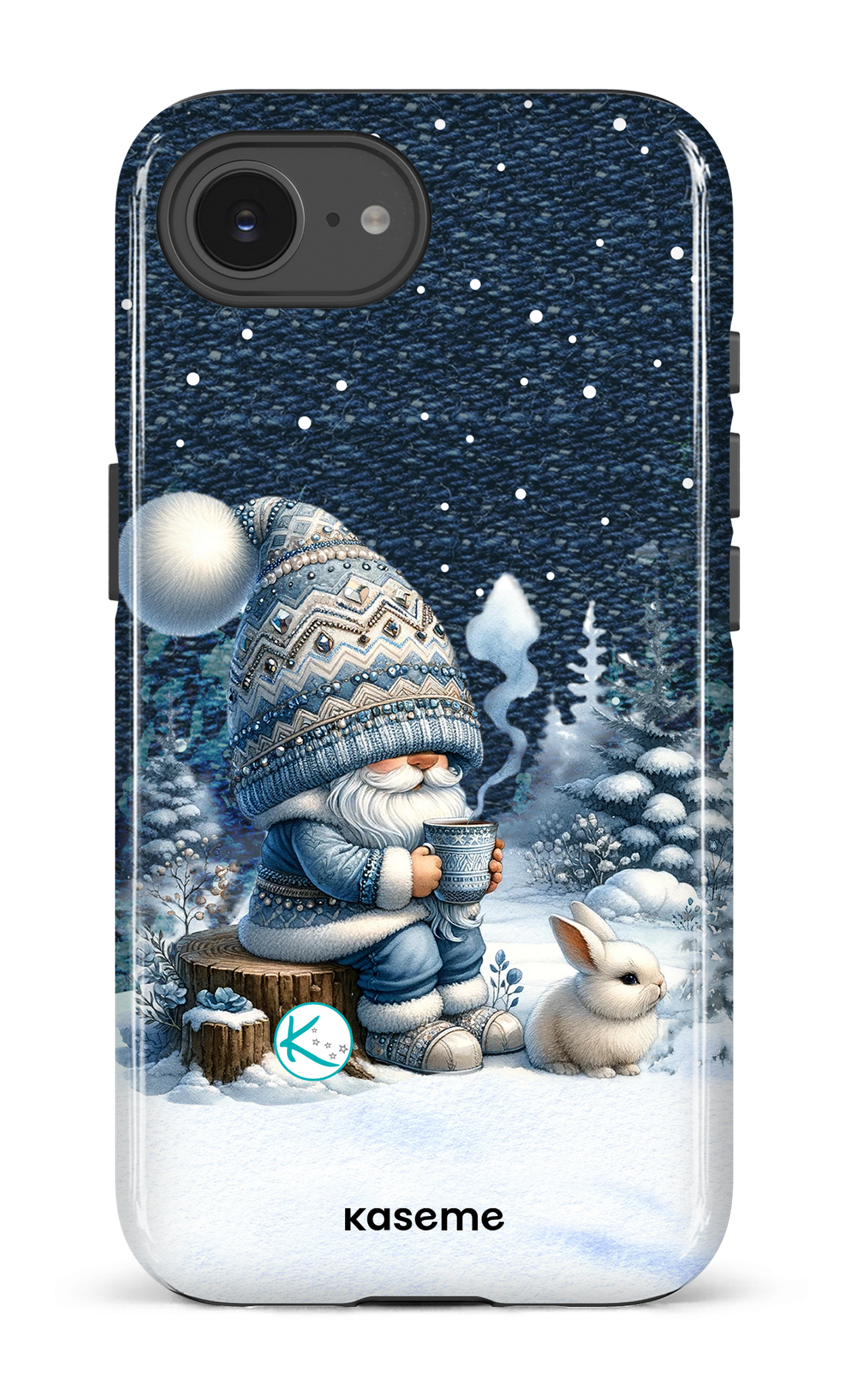 Étui à cellulaire - Gnome et son lapin