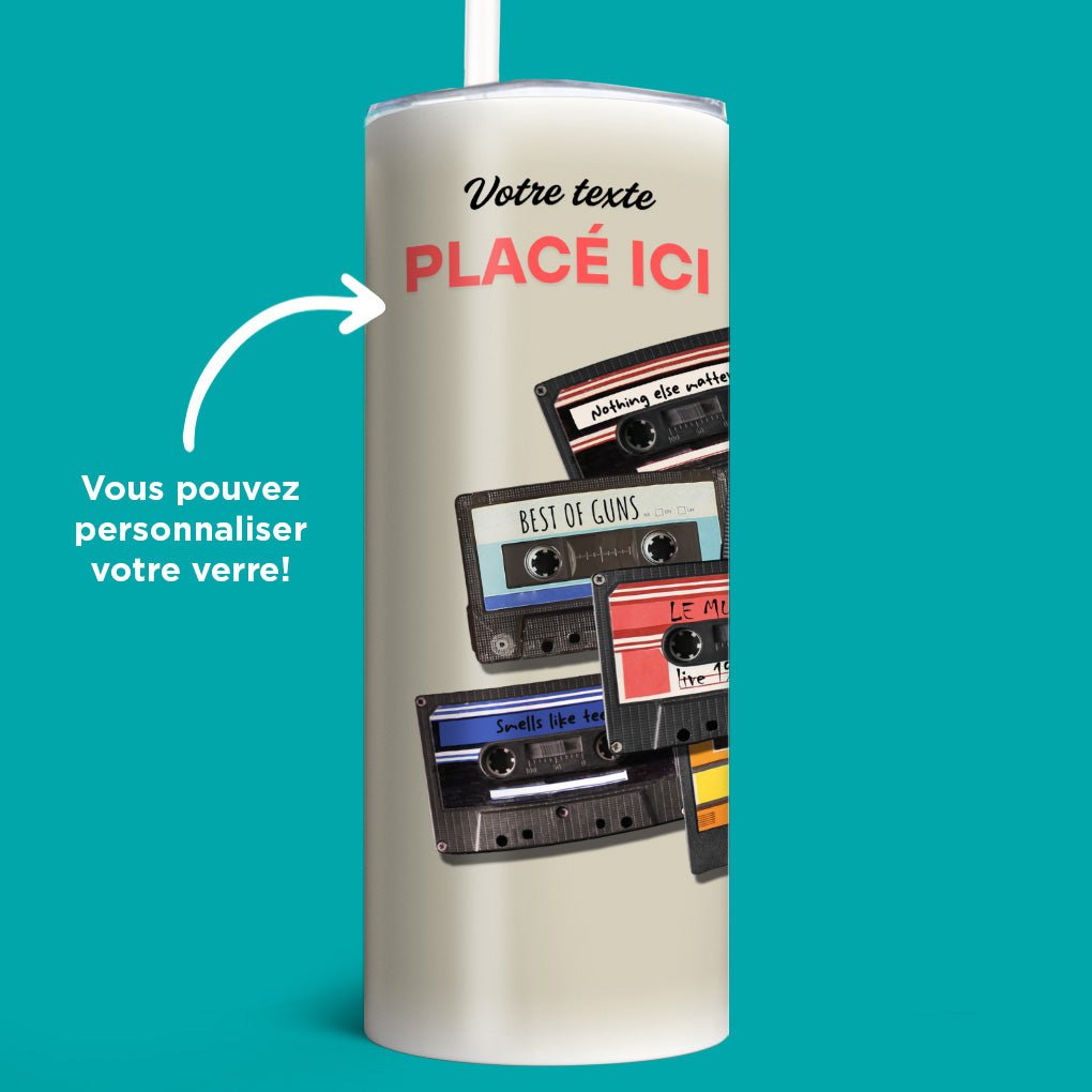 Verre en acier inoxydable Cassettes