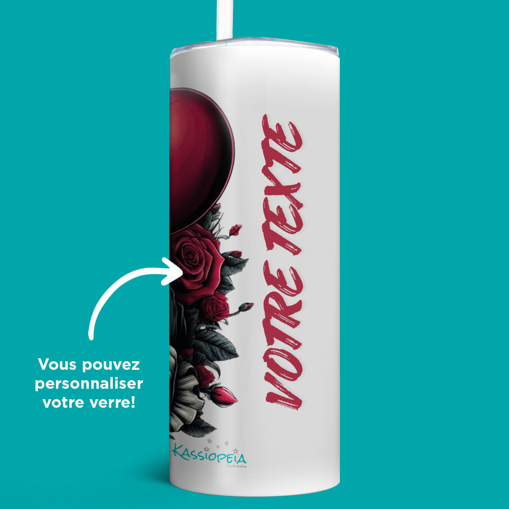 Verre en acier inoxydable C&