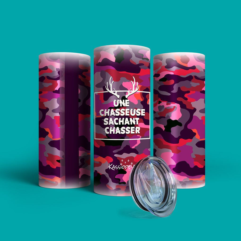 Verre en acier inoxydable Chasseuse sachant chasser