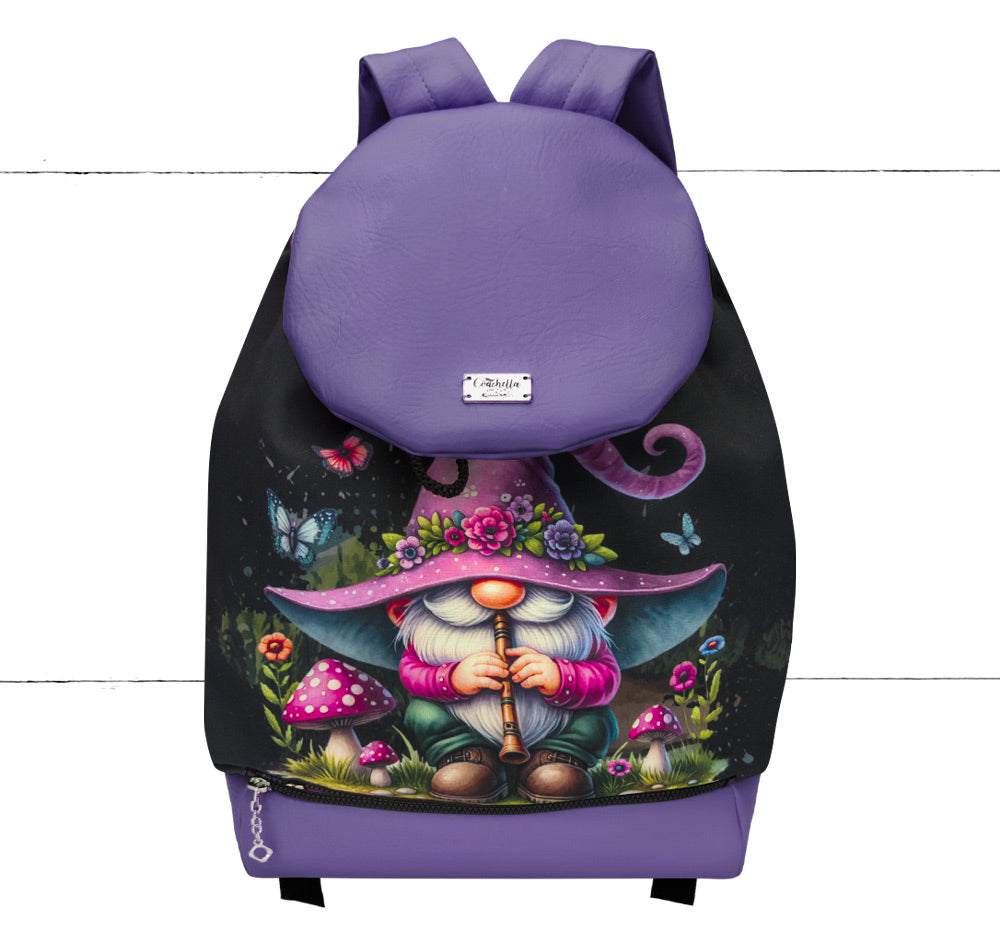 Pochette Coachella Gnome à la flûte