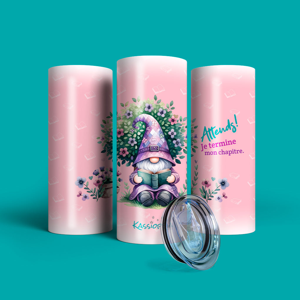 Verre en acier inoxydable Gnome Lecteur