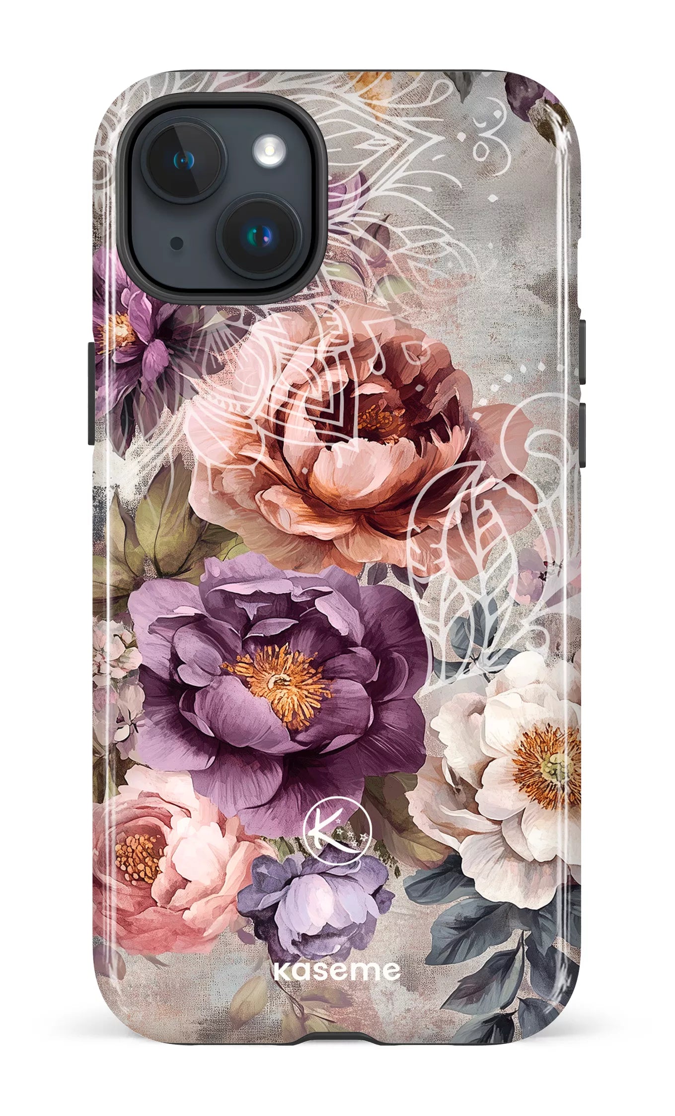 Étui à cellulaire - Fleurs d&