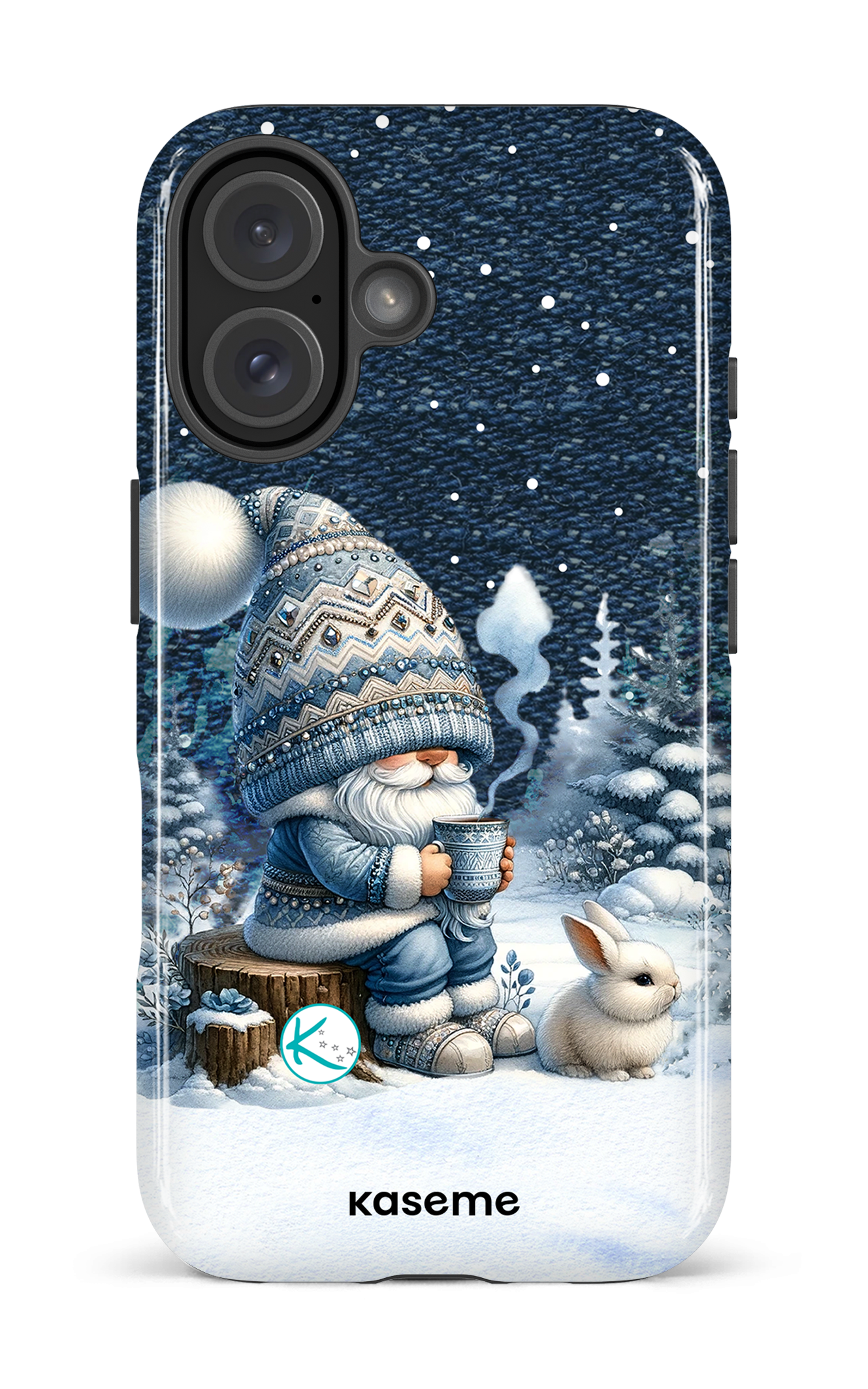 Étui à cellulaire - Gnome et son lapin