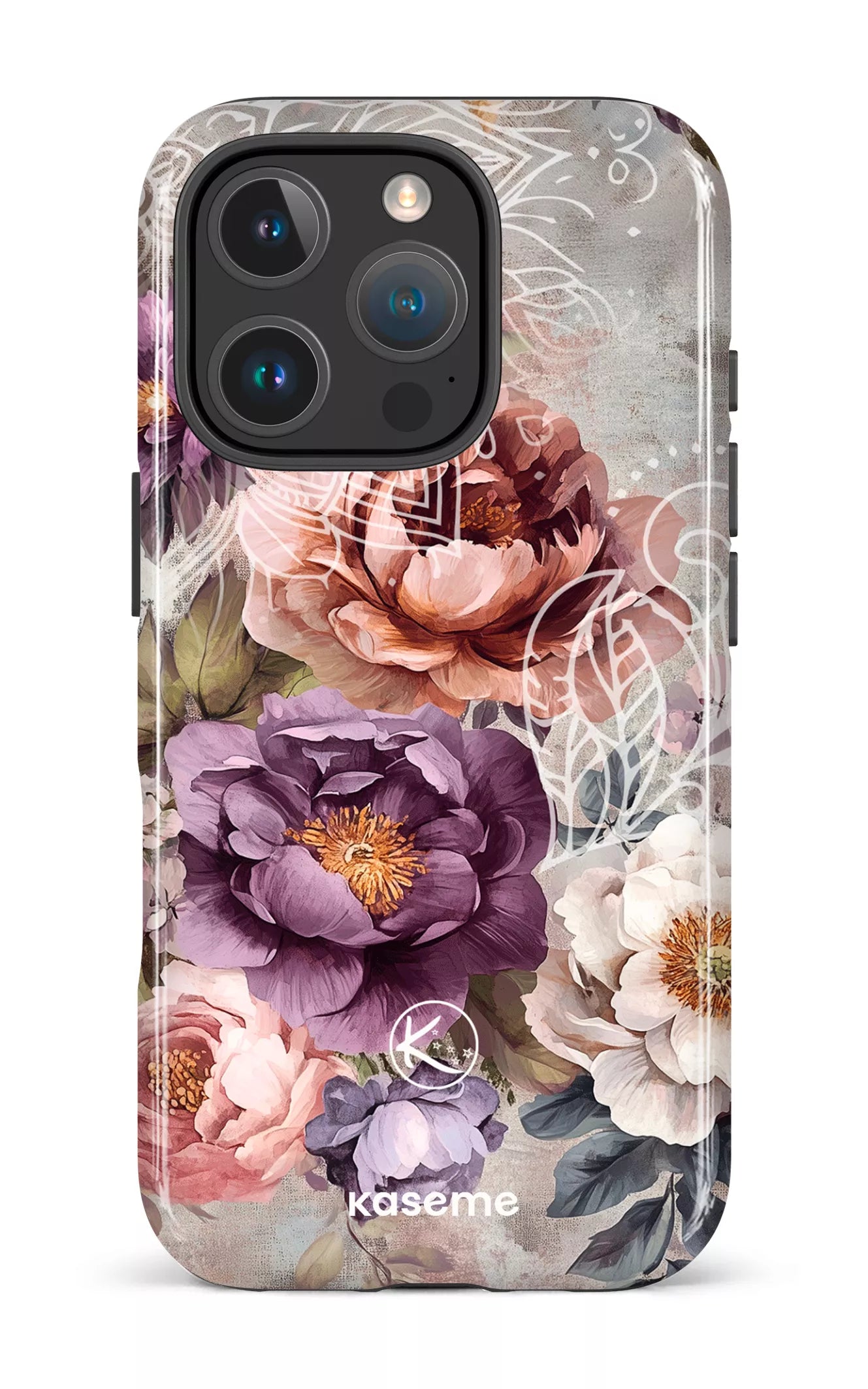 Étui à cellulaire - Fleurs d&