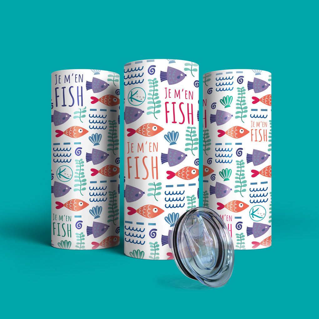Verre en acier inoxydable Je m&