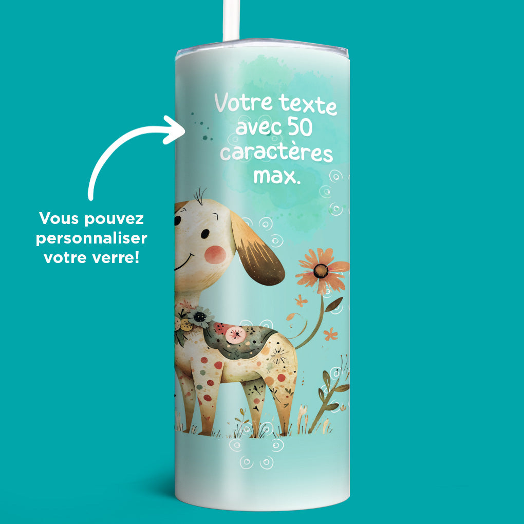 Verre en acier inoxydable Toutou