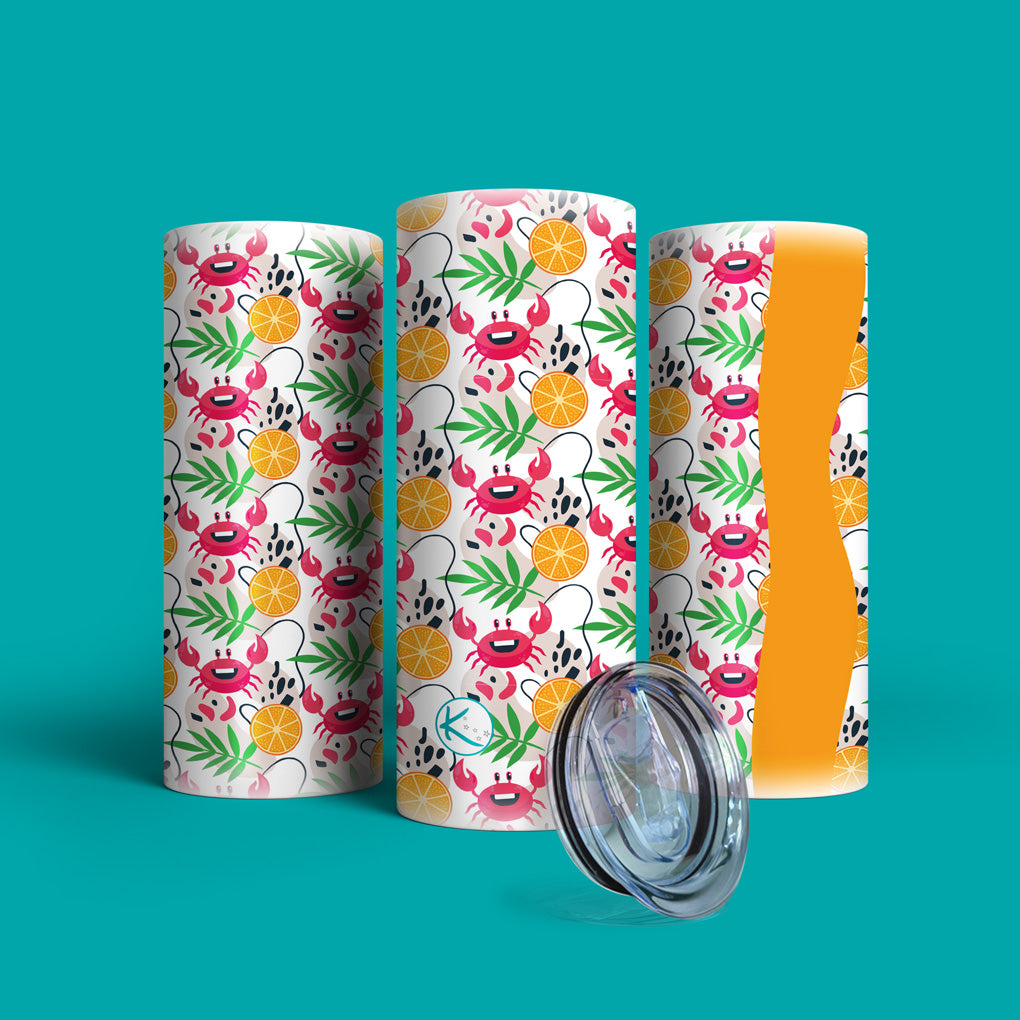 Verre en acier inoxydable Pincettes en vacances