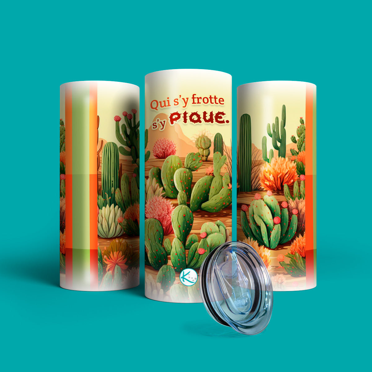 Verre en acier inoxydable Qui s&
