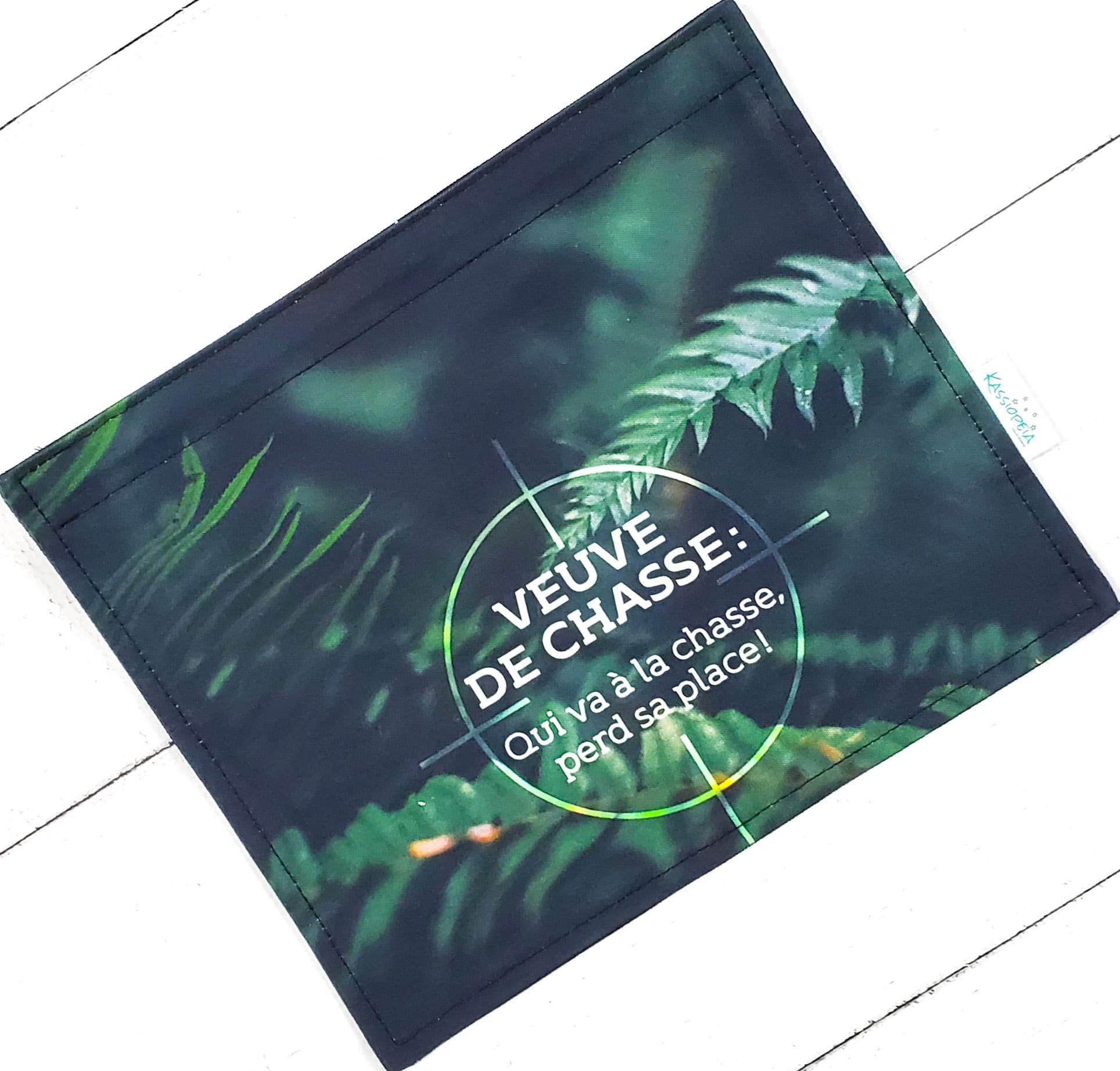 Rabat Veuve de Chasse 8" - Kassiopeia par la Bohème - Sac à main interchangeable fait au Québec