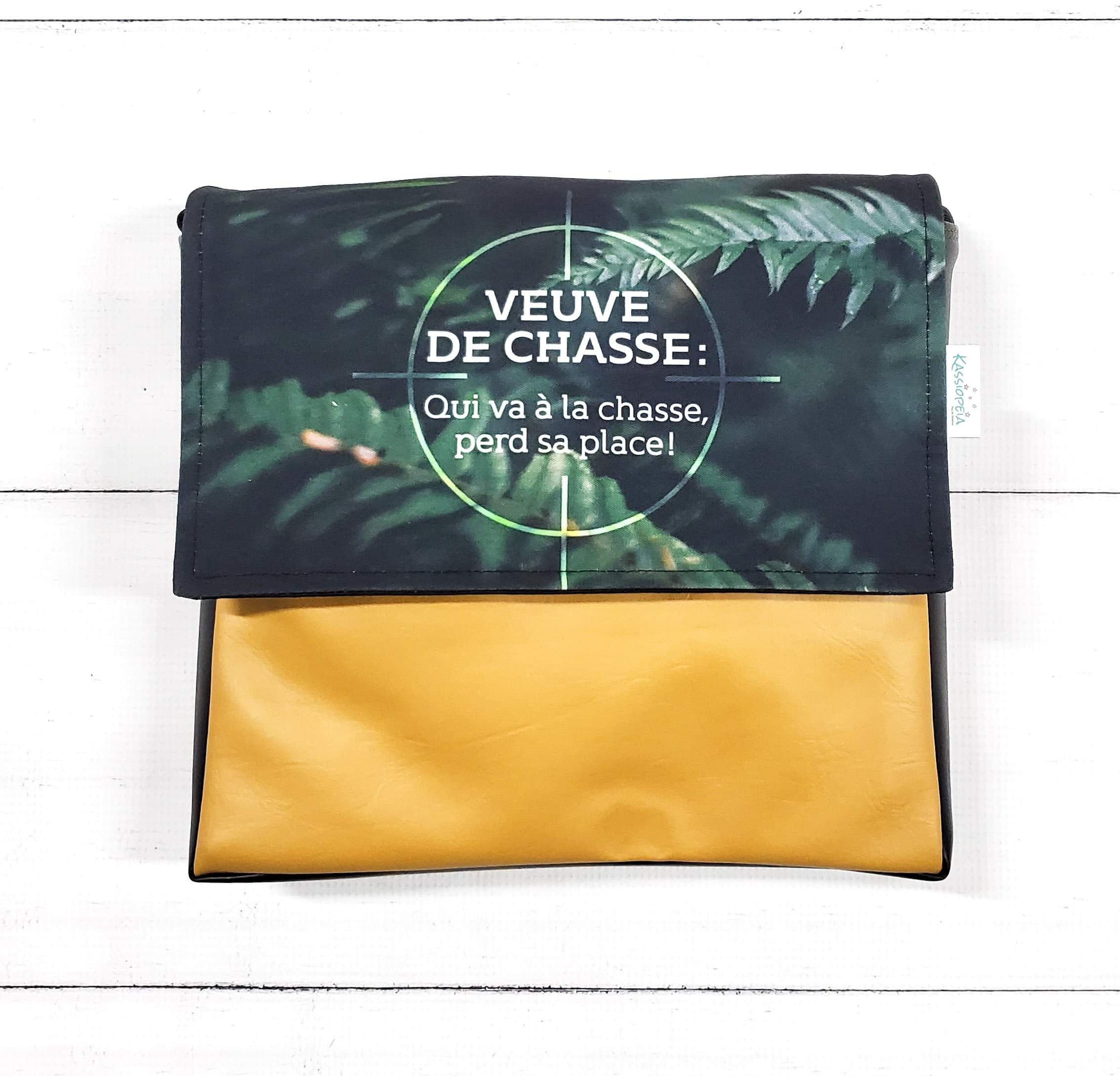 Rabat Veuve de Chasse 11" - Kassiopeia par la Bohème - Sac à main interchangeable fait au Québec
