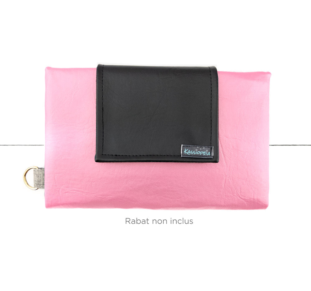 Base de grand portefeuille rose