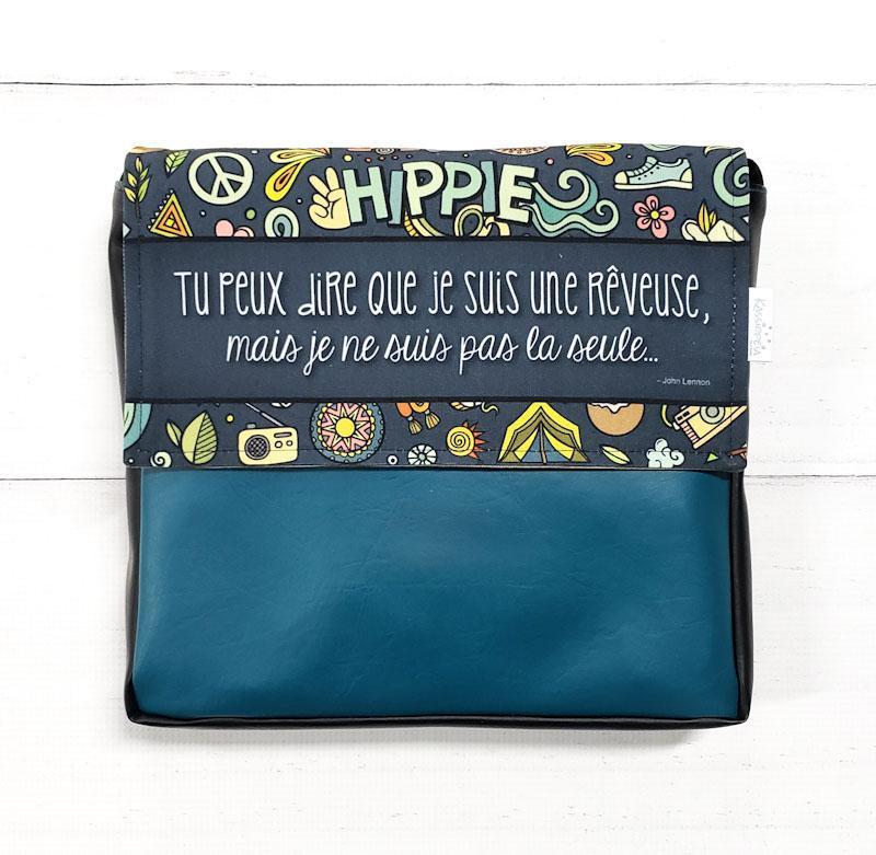 Rabat Hippie 15" - Kassiopeia par la Bohème - Sac à main interchangeable fait au Québec