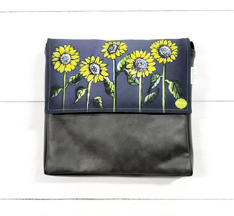 Rabat Tournesol 15" - Kassiopeia par la Bohème - Sac à main interchangeable fait au Québec