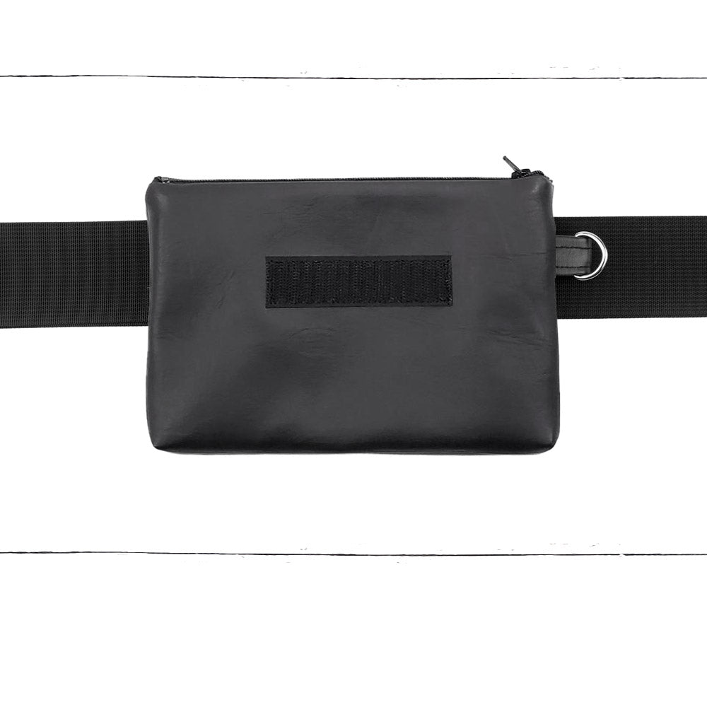 Base - 8" BananaSplit Noir (Sac banane mince) Précommande - Kassiopeia par la Bohème - Sac à main interchangeable fait au Québec