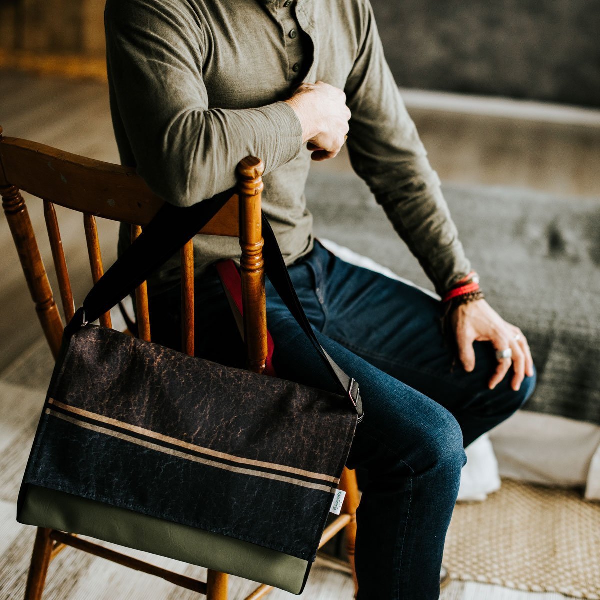 Rabat Brad 11" - Kassiopeia par la Bohème - Sac à main interchangeable fait au Québec