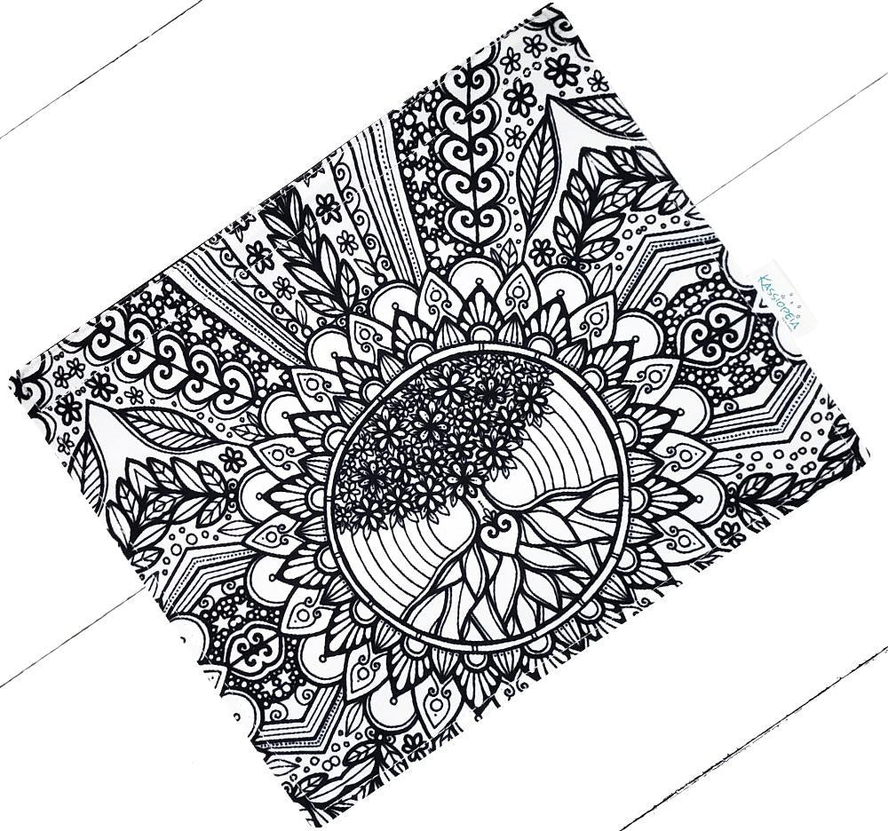 Rabat Arbre de vie Joëlle 11" - Kassiopeia par la Bohème - Sac à main interchangeable fait au Québec