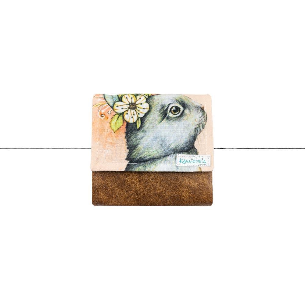 Rabat de Portefeuille Lapin Fleuri