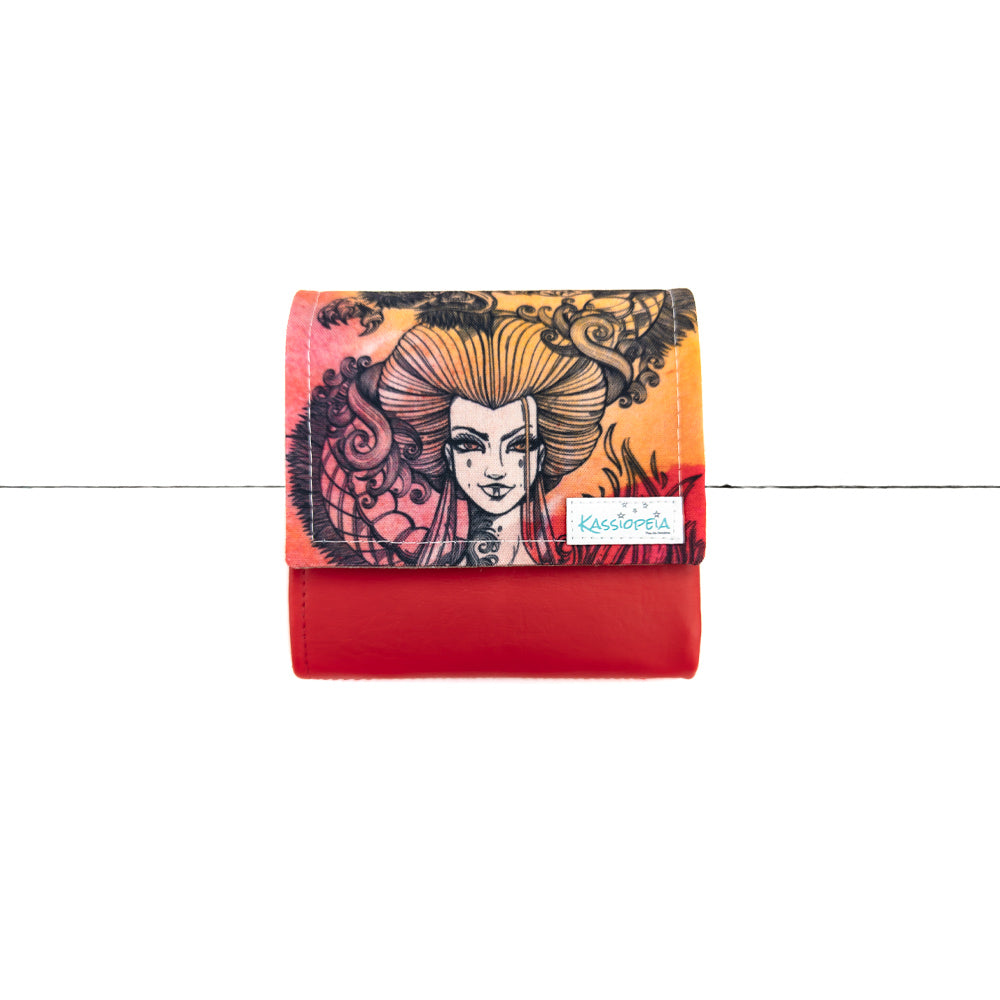 Rabat de Portefeuille Femme de feu