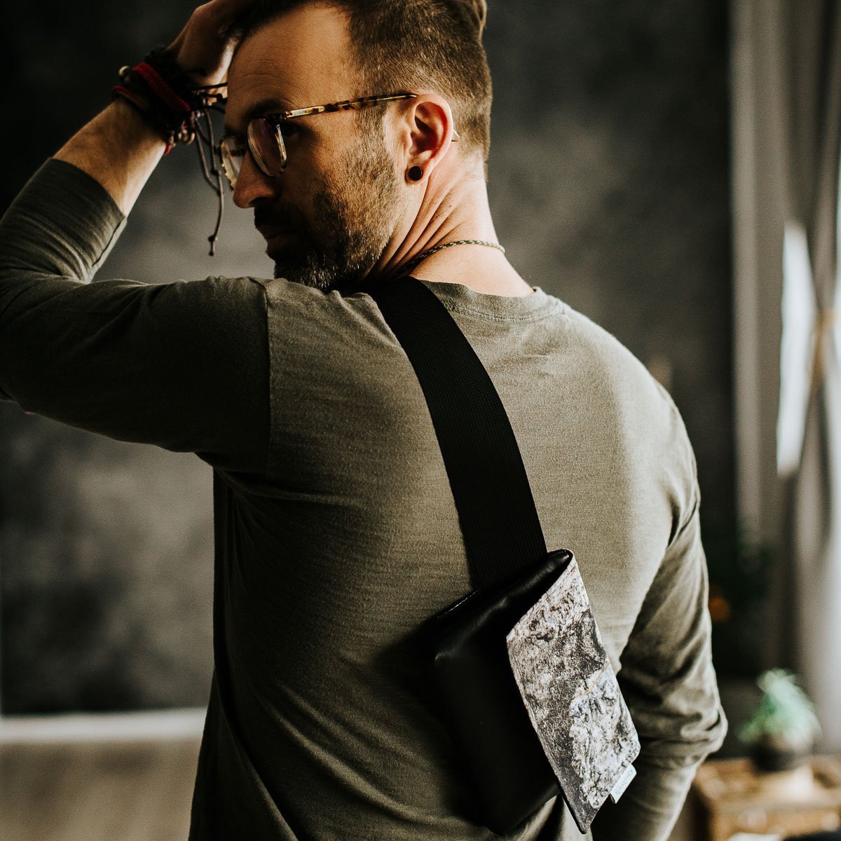 Rabat The Rock 8" - Kassiopeia par la Bohème - Sac à main interchangeable fait au Québec