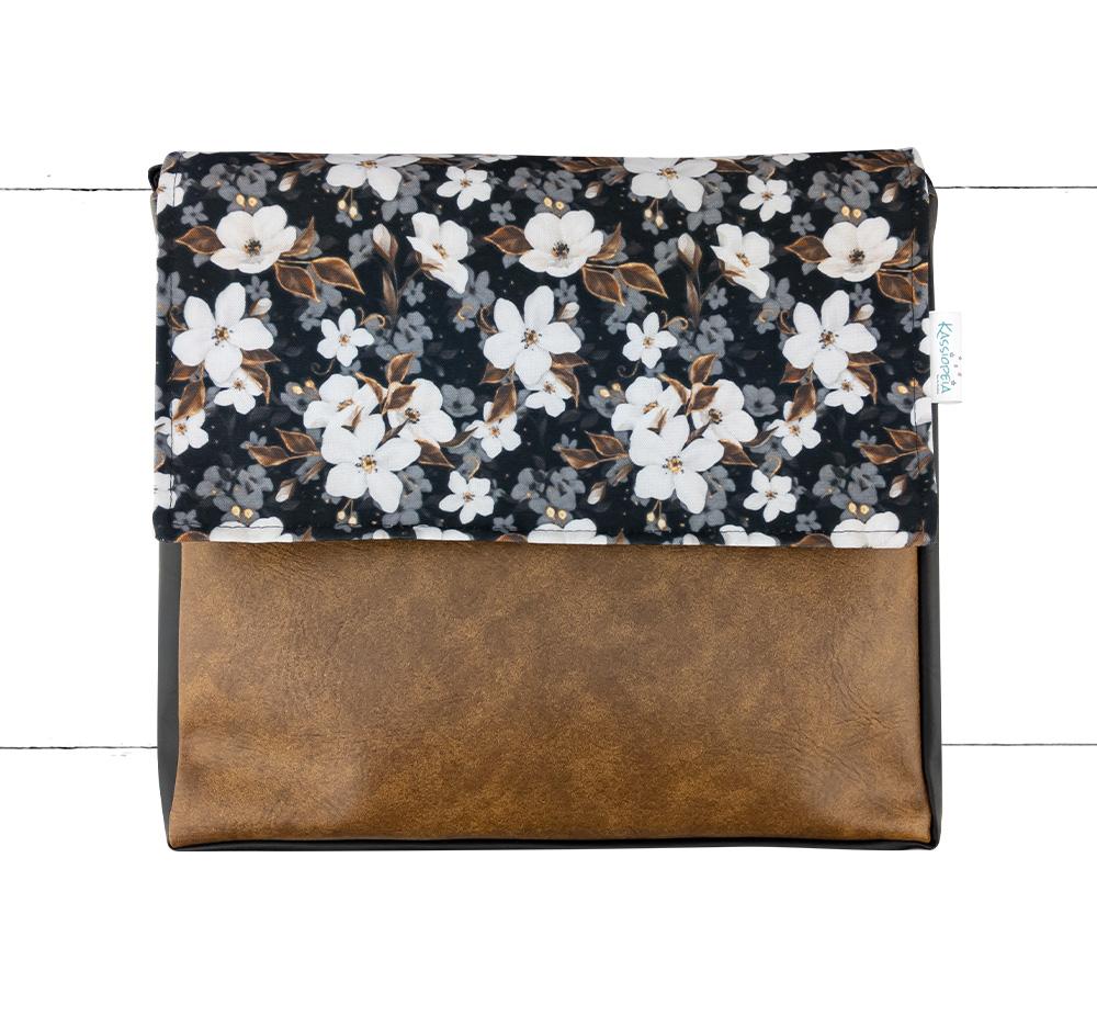 Rabat de sac à main interchangeable "Fleurs de pommes", Kassiopeia par la bohème