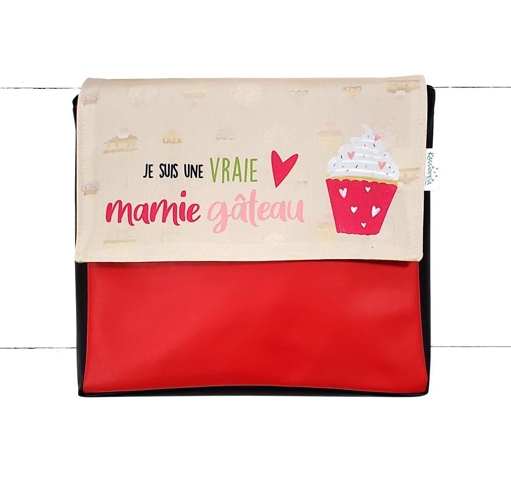 Rabat Mamie gâteau 8" - Kassiopeia par la Bohème - Sac à main interchangeable fait au Québec