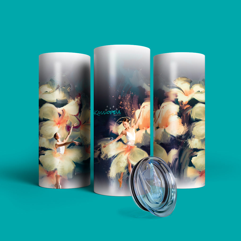 Verre en acier inoxydable Blanche