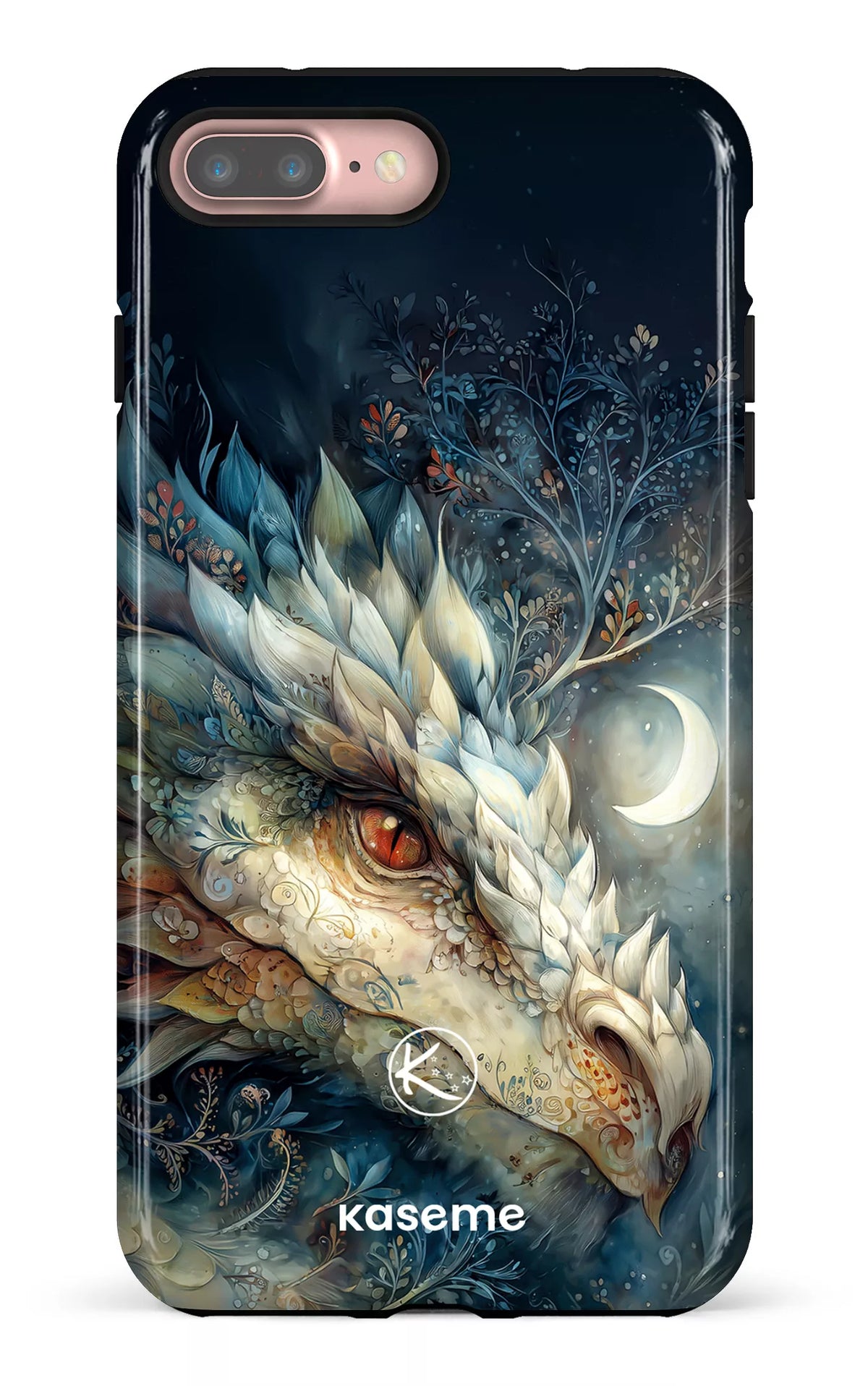 Étui à cellulaire - Dragon à la lune
