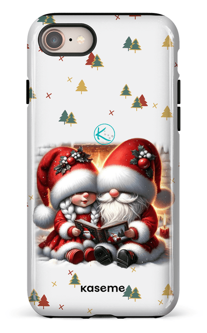 Étui à cellulaire - Gnome Maman et Papa Noël