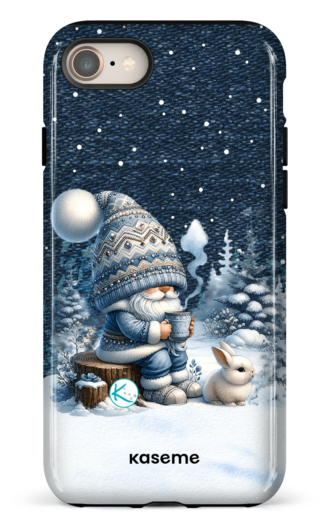 Étui à cellulaire - Gnome et son lapin