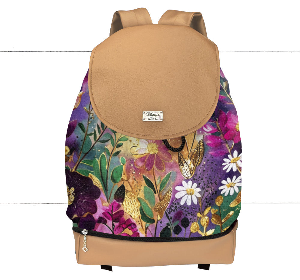 Pochette Coachella Fiesta dorée