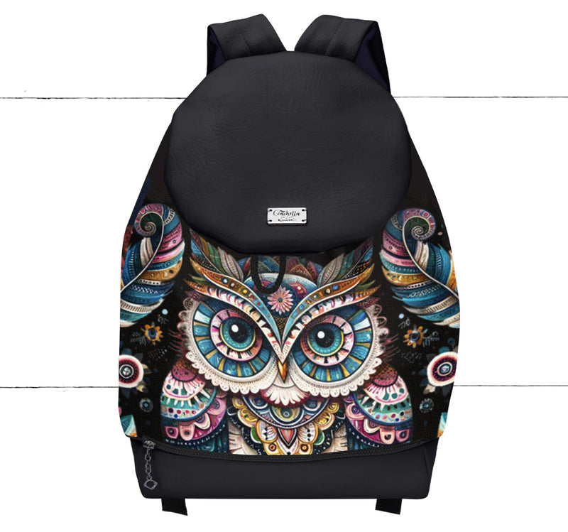 Pochette Coachella Hibou bohème