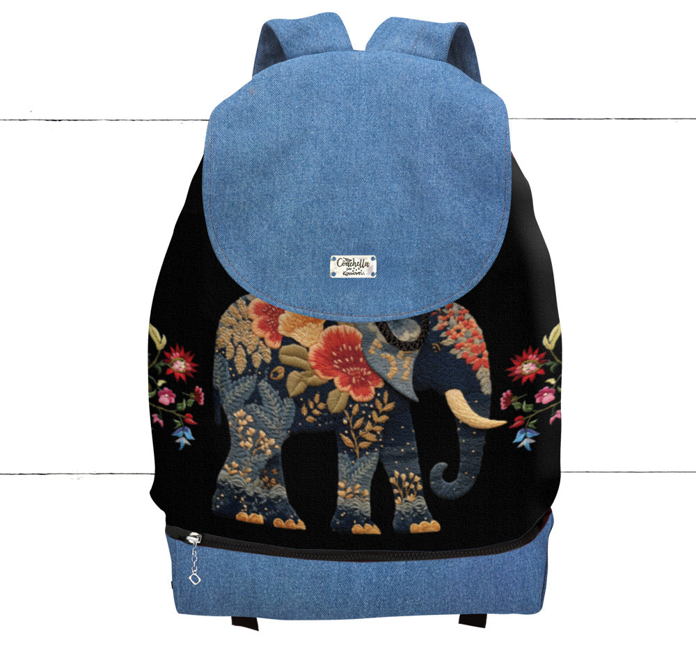 Pochette Coachella Éléphant mystique